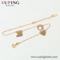 75318 Xuping Hot sale 18k pulseira de corrente de ouro para mulheres